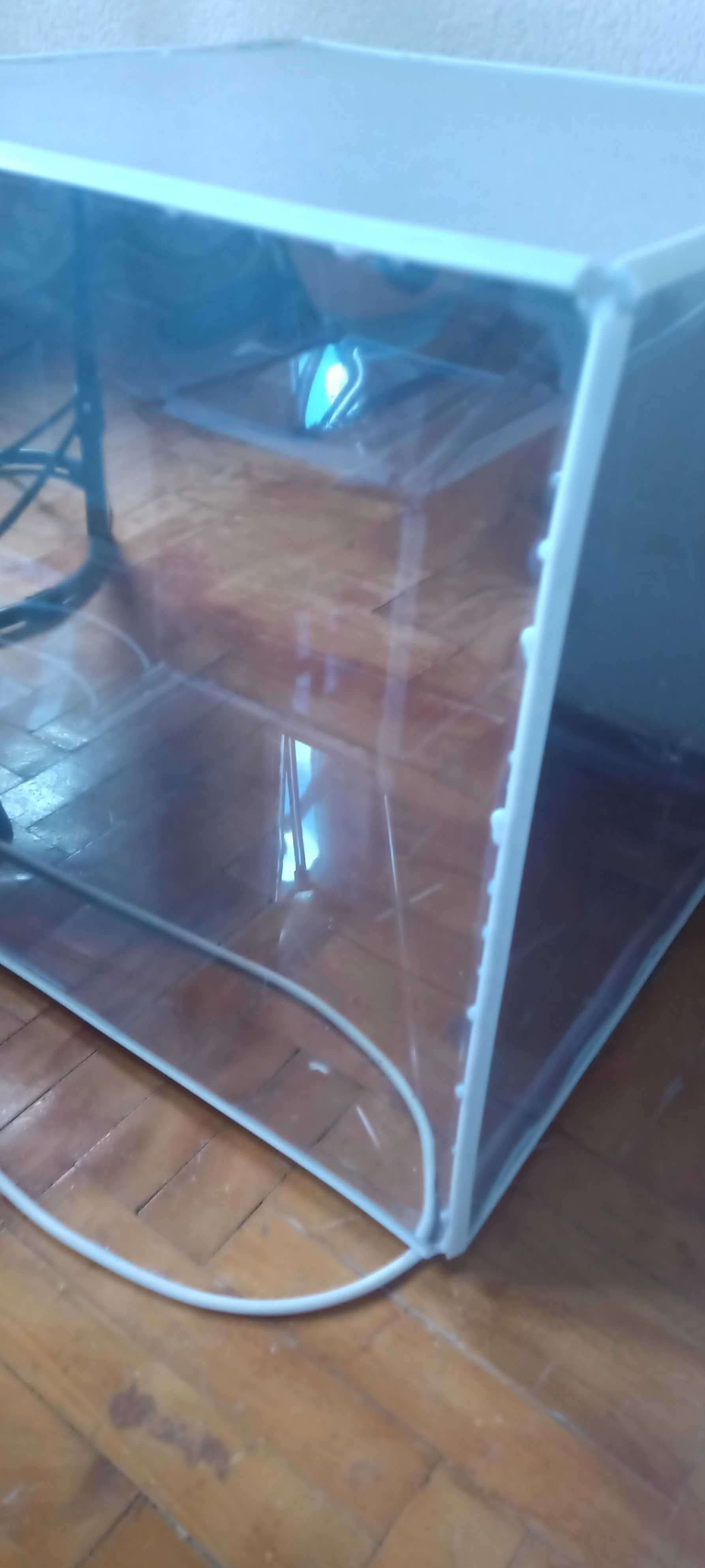 Hipersześcian tesseract hypercube, podświetlany LED, lampa sześcian