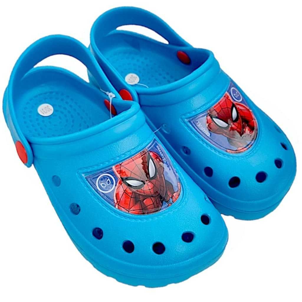 Klapki kroksy piankowe dziecięce Spiderman sandały 22/23