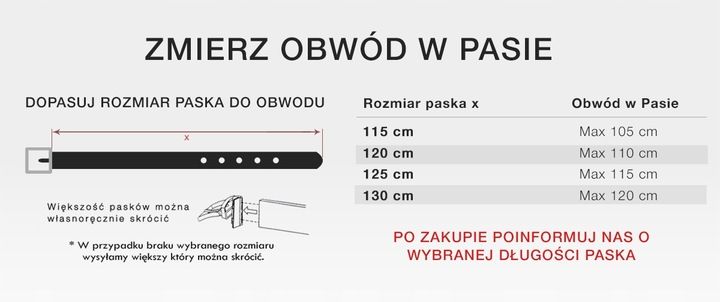 Dwustronny Pasek Męski Pierre Cardin Skóra 120cm