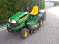 Traktorek kosiarka z koszem John deere X130r b&s v-twin 18km