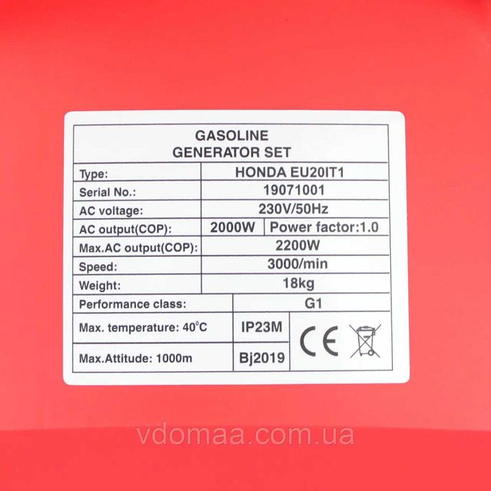 Генератор инверторный бензиновый HONDA 2.0/2.2кВт новый медь топ цена