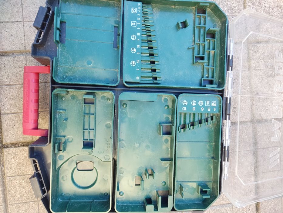 Skrzynka parkside na wiertła narzędzia