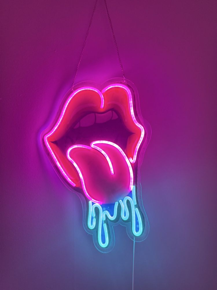 NEON/LED rolling stones