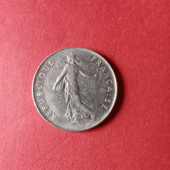 moeda 5 francos franceses