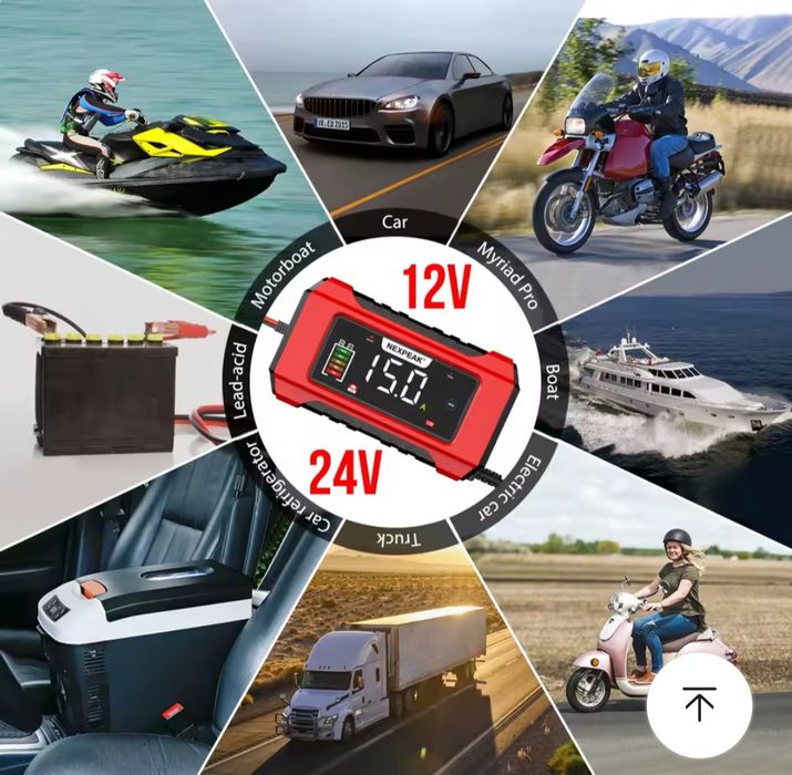 Зарядное устройство для автомобиля NEXPEAK12V15A24V8A