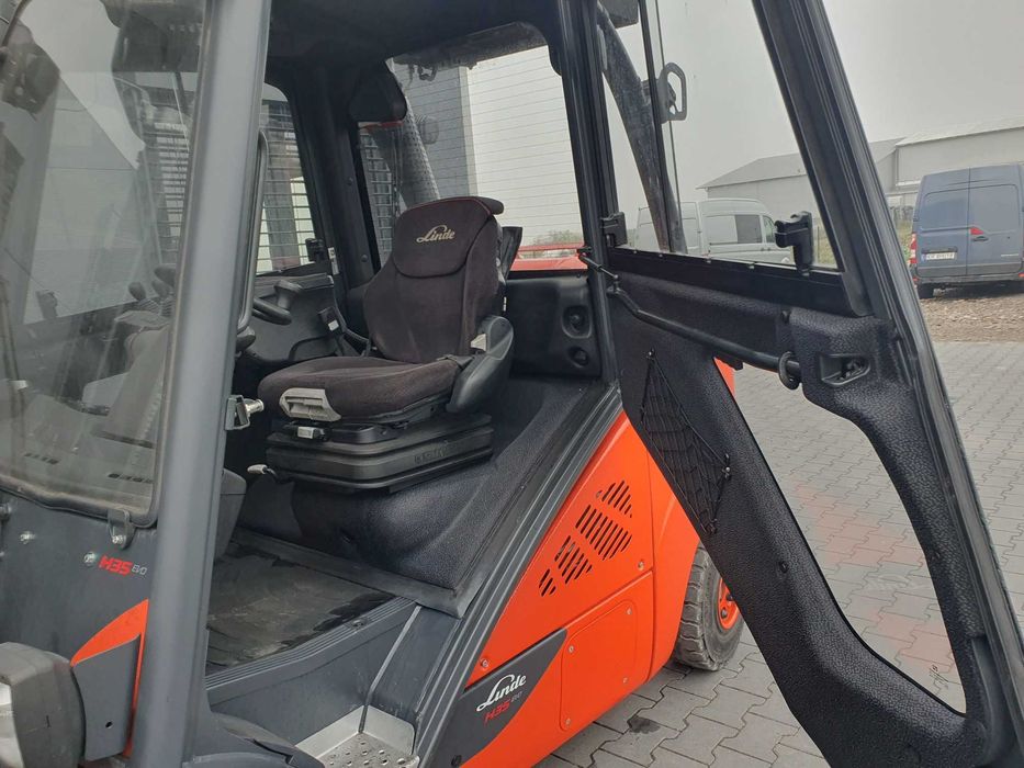 Wózek Linde H35T 2016r Duplex 4 sekcje Kabina H25 H35 H40