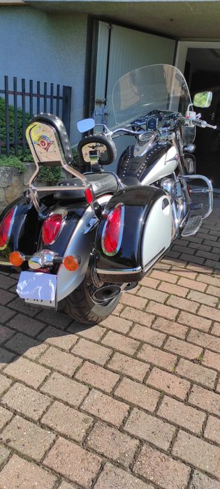 Kawasaki Vulca VN 900 Classik-dodatkowe skórzane kufry boczne gratis