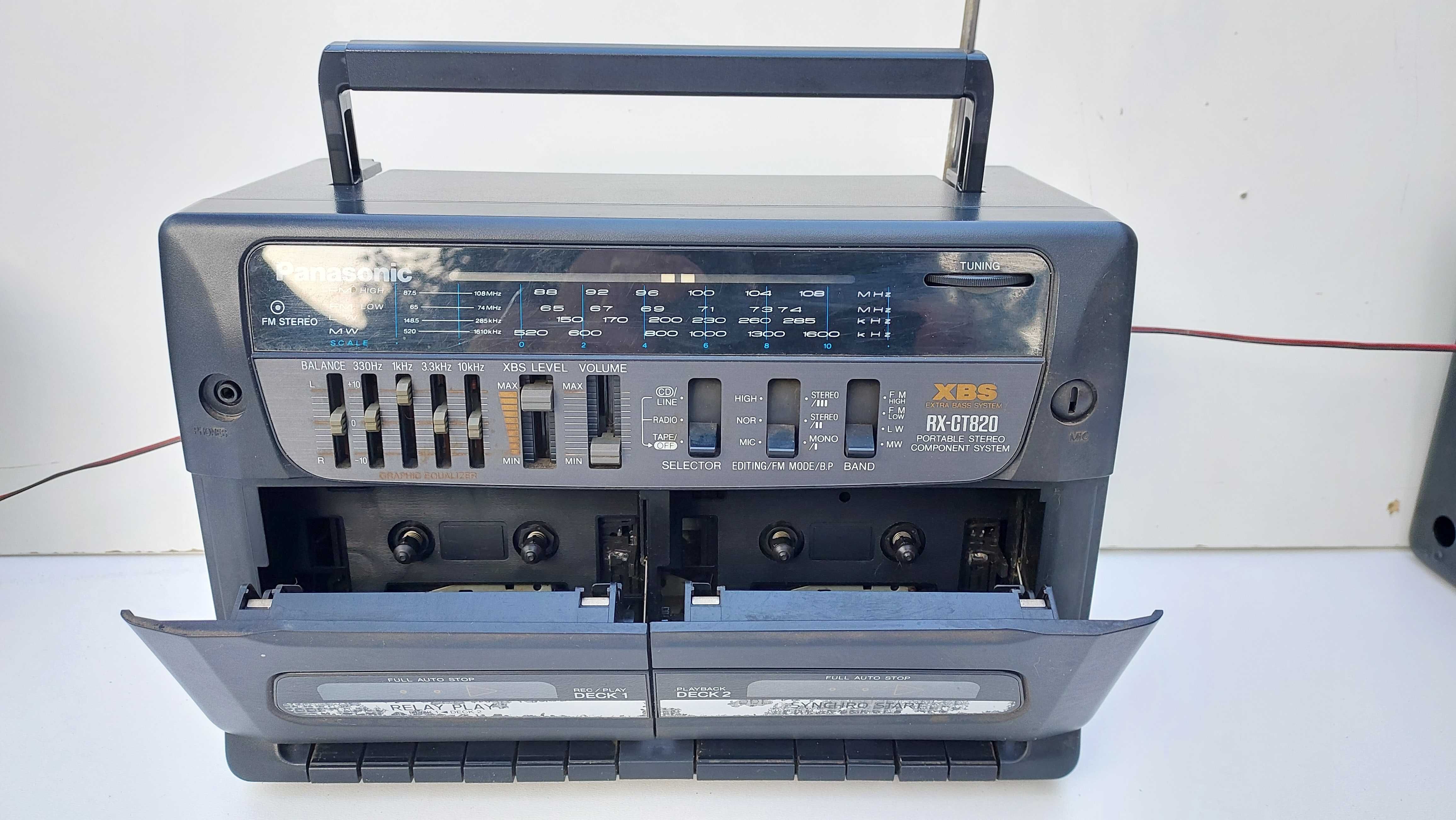 Panasonic RX-CT820 radio magnetofon korektor boombox 4 in 1