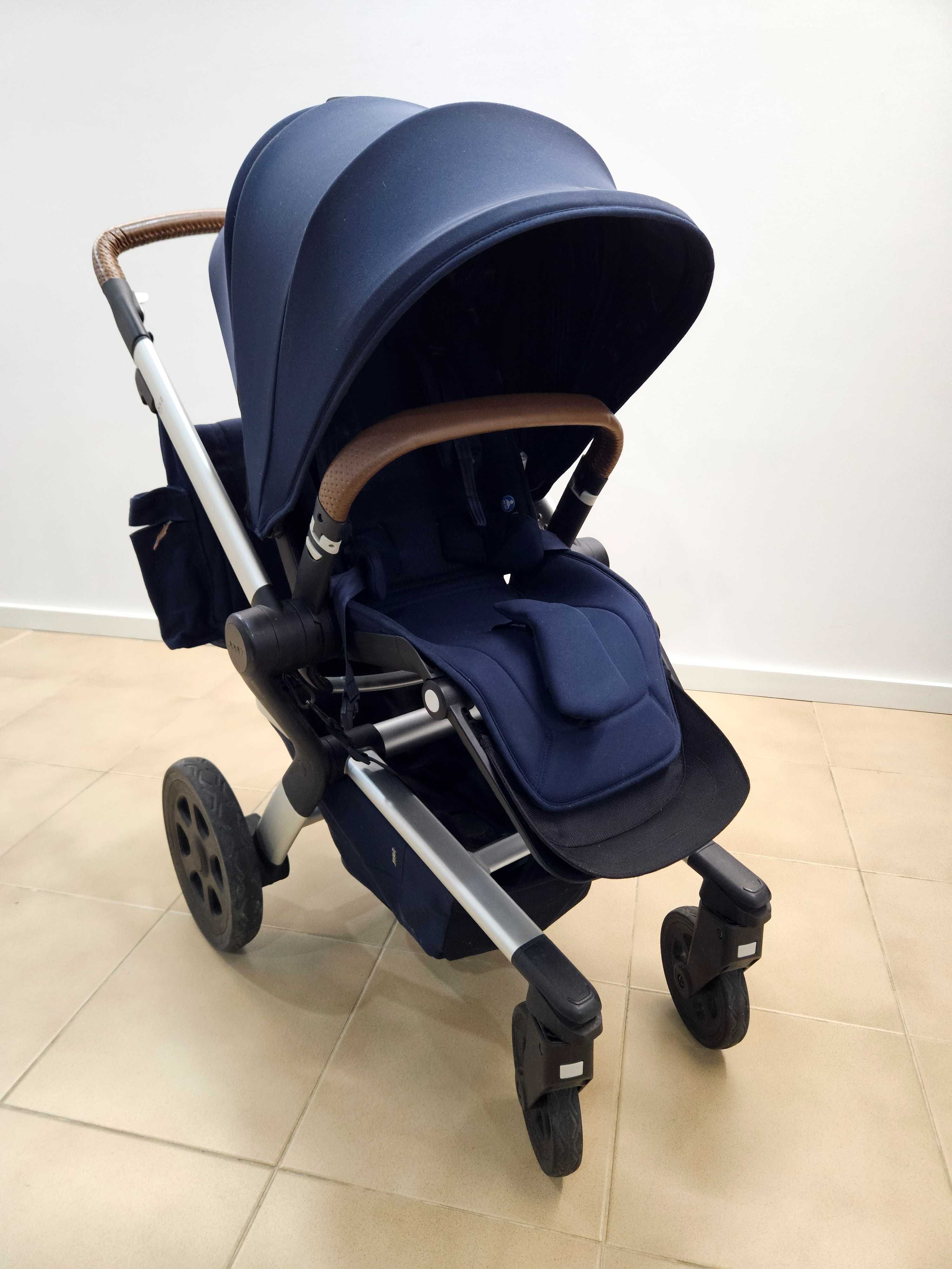 Carrinho de bebé Joolz hub c/saco de maternidade e adaptadores p/ ovo