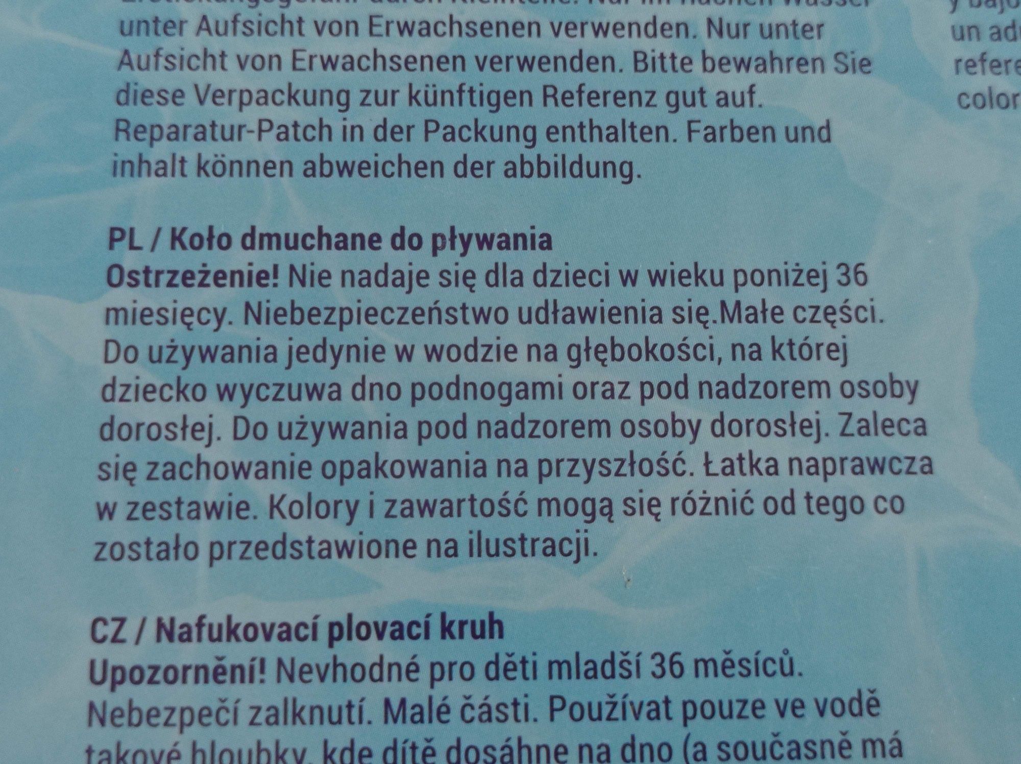 Nowe DUŻE koło dmuchane do wody Jednorożec