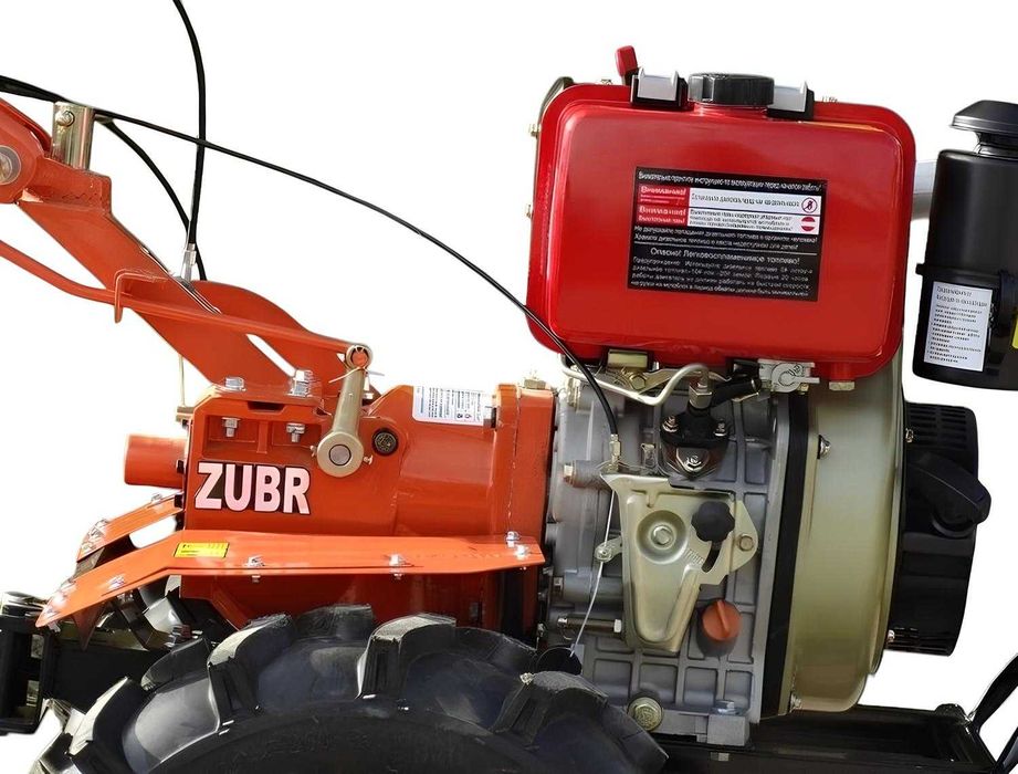Мотоблок ZUBR HT-135 > 9 кс > Дизель > Руч. стрт. > КПП 3/1 > КРЕДИТ
