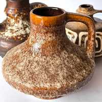 Stara ceramika niemiecka wazon Stein Keramik 47 15 Design Fat Lava