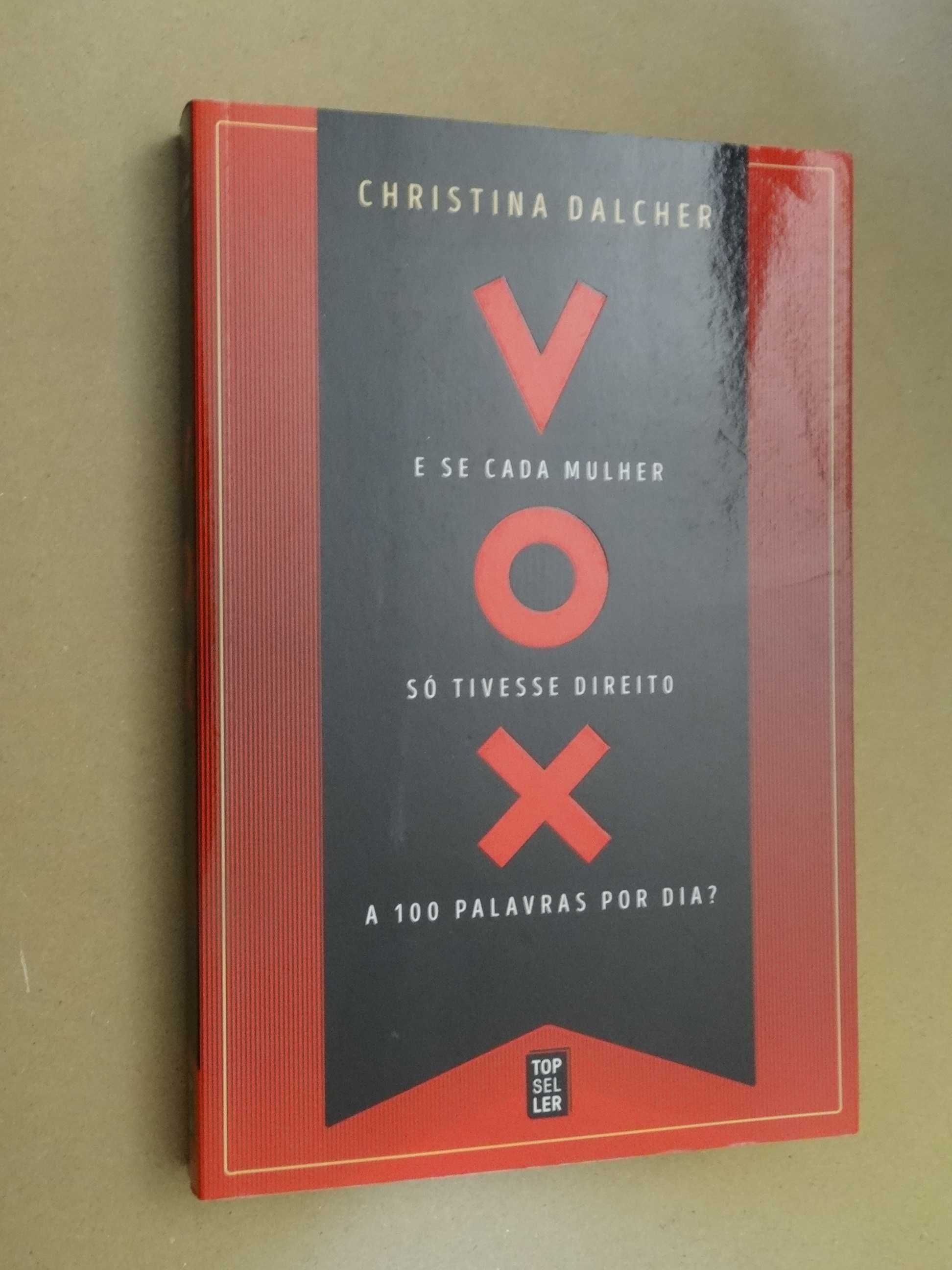 Vox de Christina Dalcher - 1ª Edição