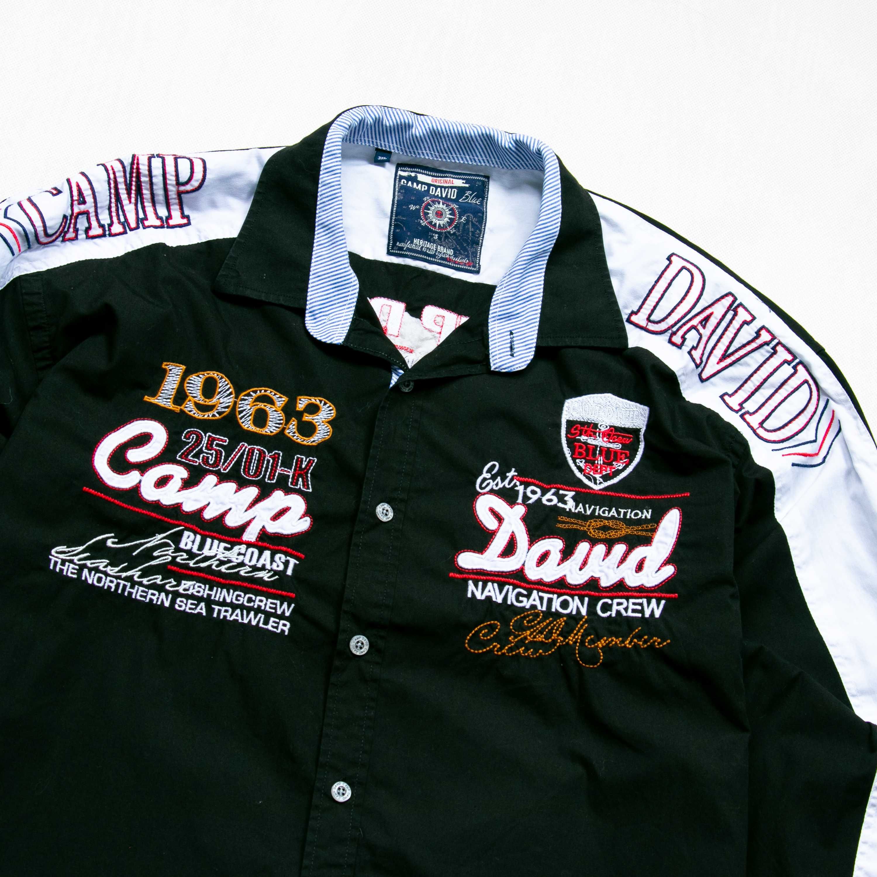 Camp David koszula z haftami XXL