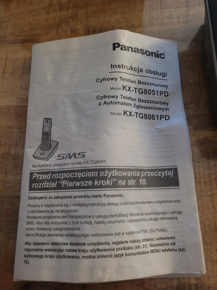 Telefon z sekretarka Panasonic KX-TG8061