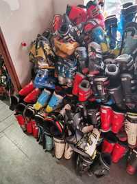 Pakiet buty narciarskie juniorskie dziecięce 50 par pełna rozmiarówka