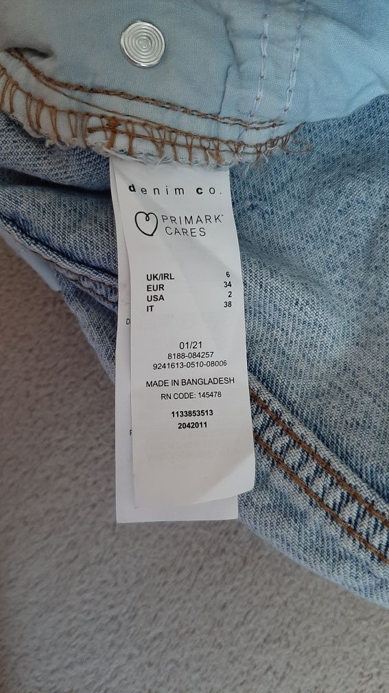 Джинси, МОМ, на підлітка. або жінку, розм. XS (34), нові, Primark