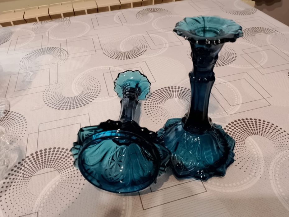 Świecznik niebieski Eryka Trzewik Drost HSG Ząbkowice