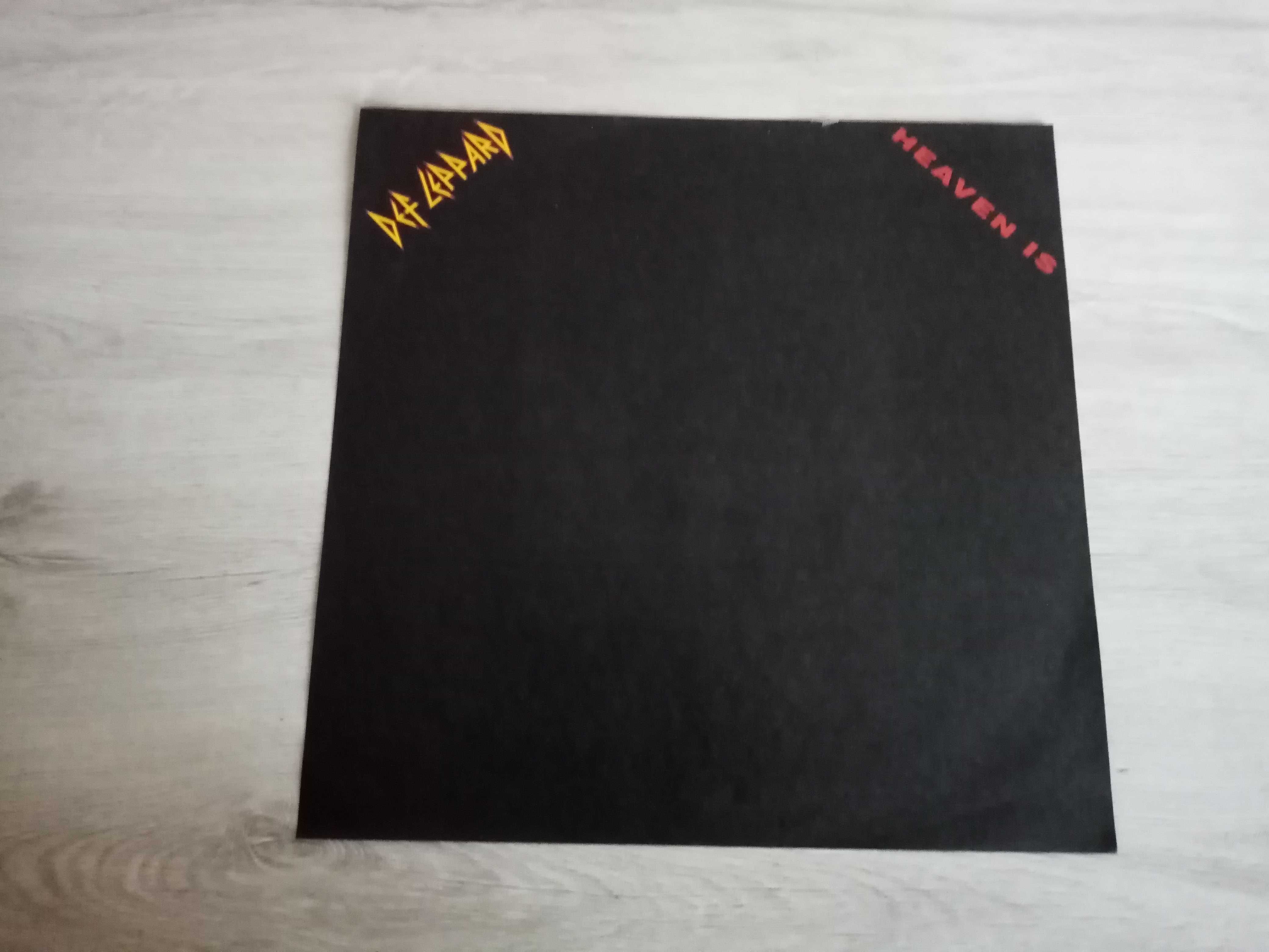 Def Leppard  Heaven Is WINYL (12'') EX/EX Picture Disc