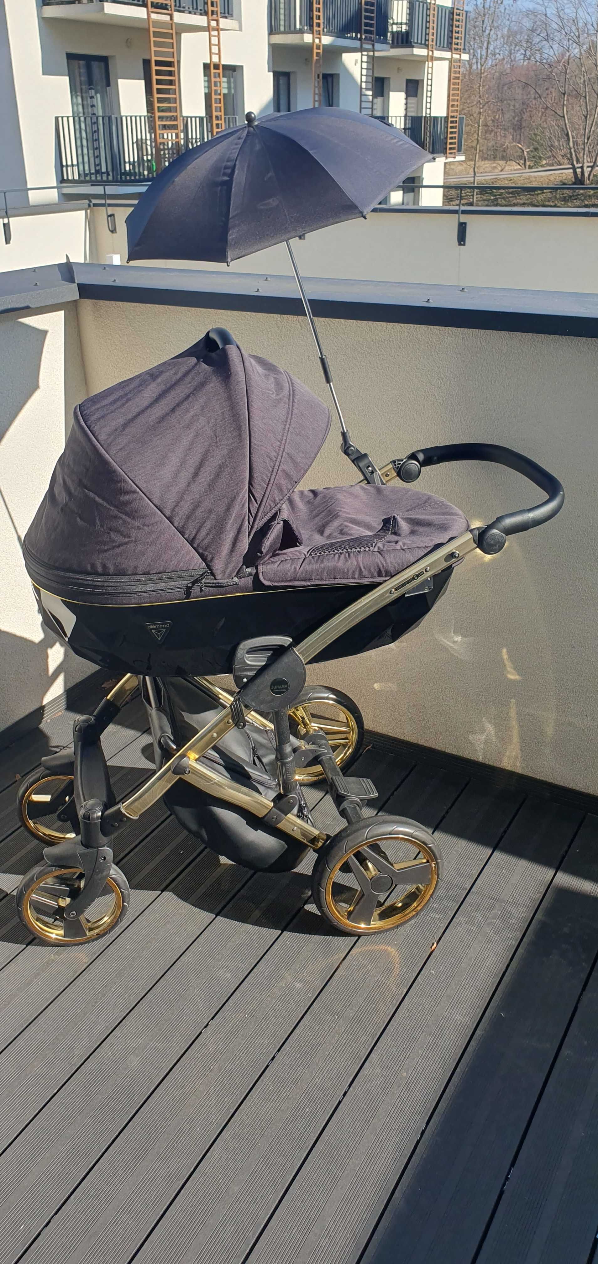 Wózek Junama Diamond Sline 4w1 plus baza