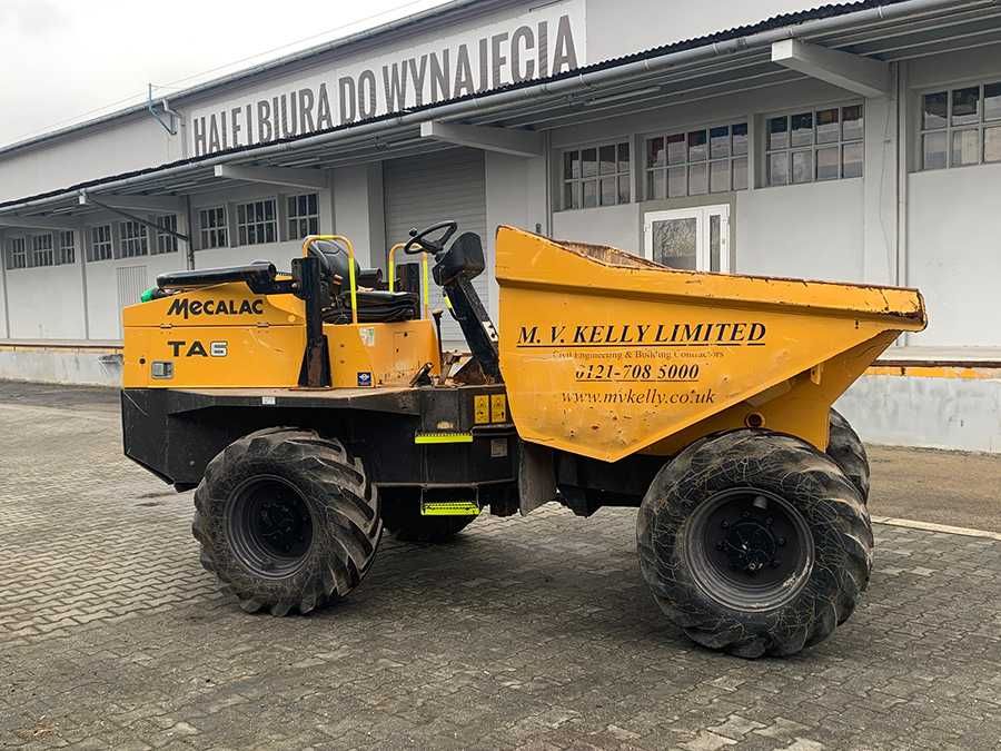 Wozidło budowlane 6 TON Mecalac TA6 798h | wynajem wozideł małopolska