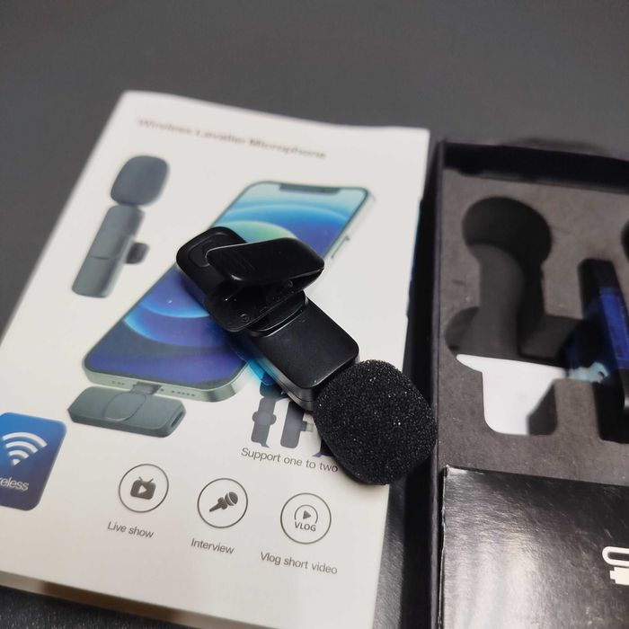 Мікрофон петличка бездротовий bluetooth беспроводной микрофон