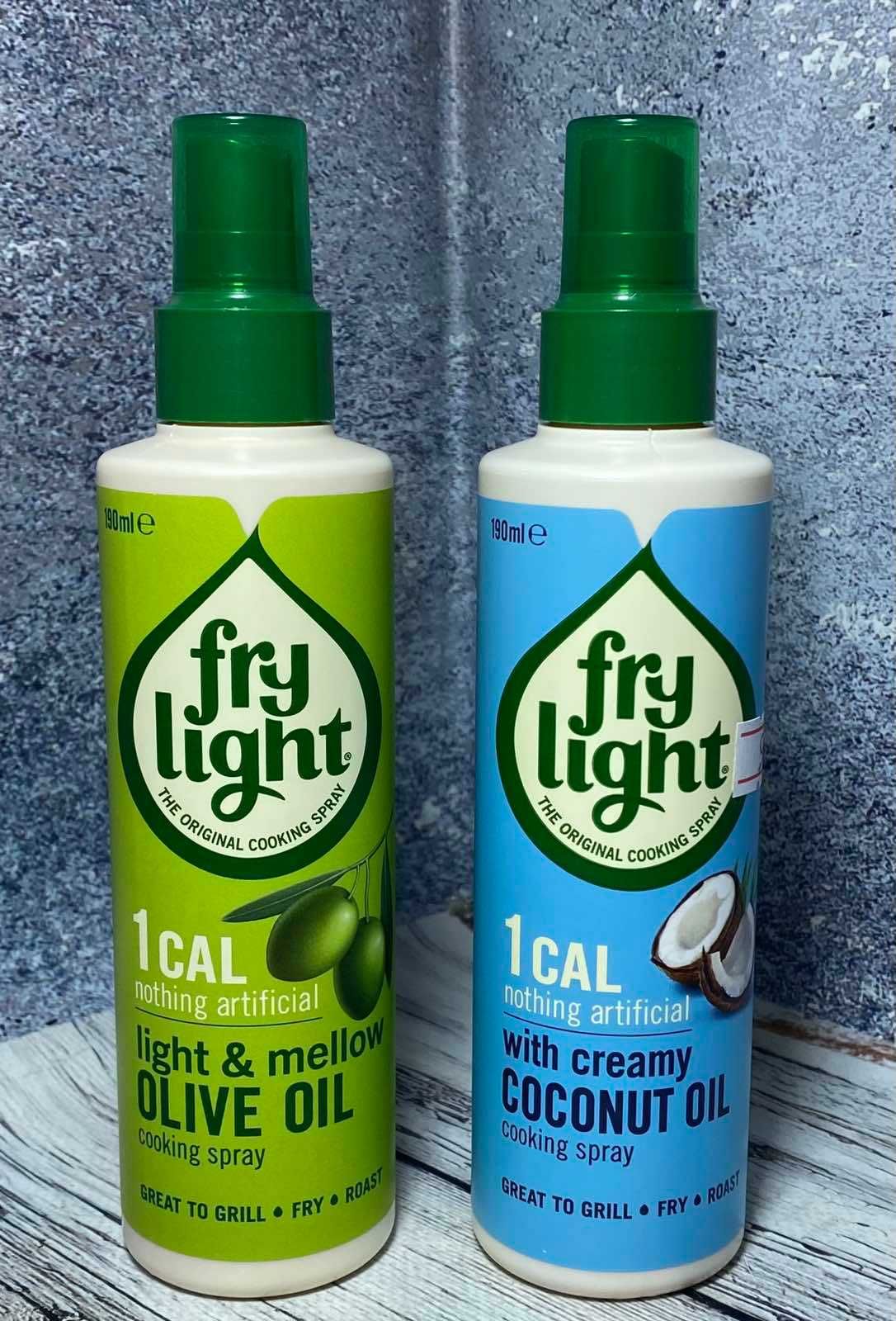 Спрей олія Fry Light без глютену оливкова та кокосова
 190 мл