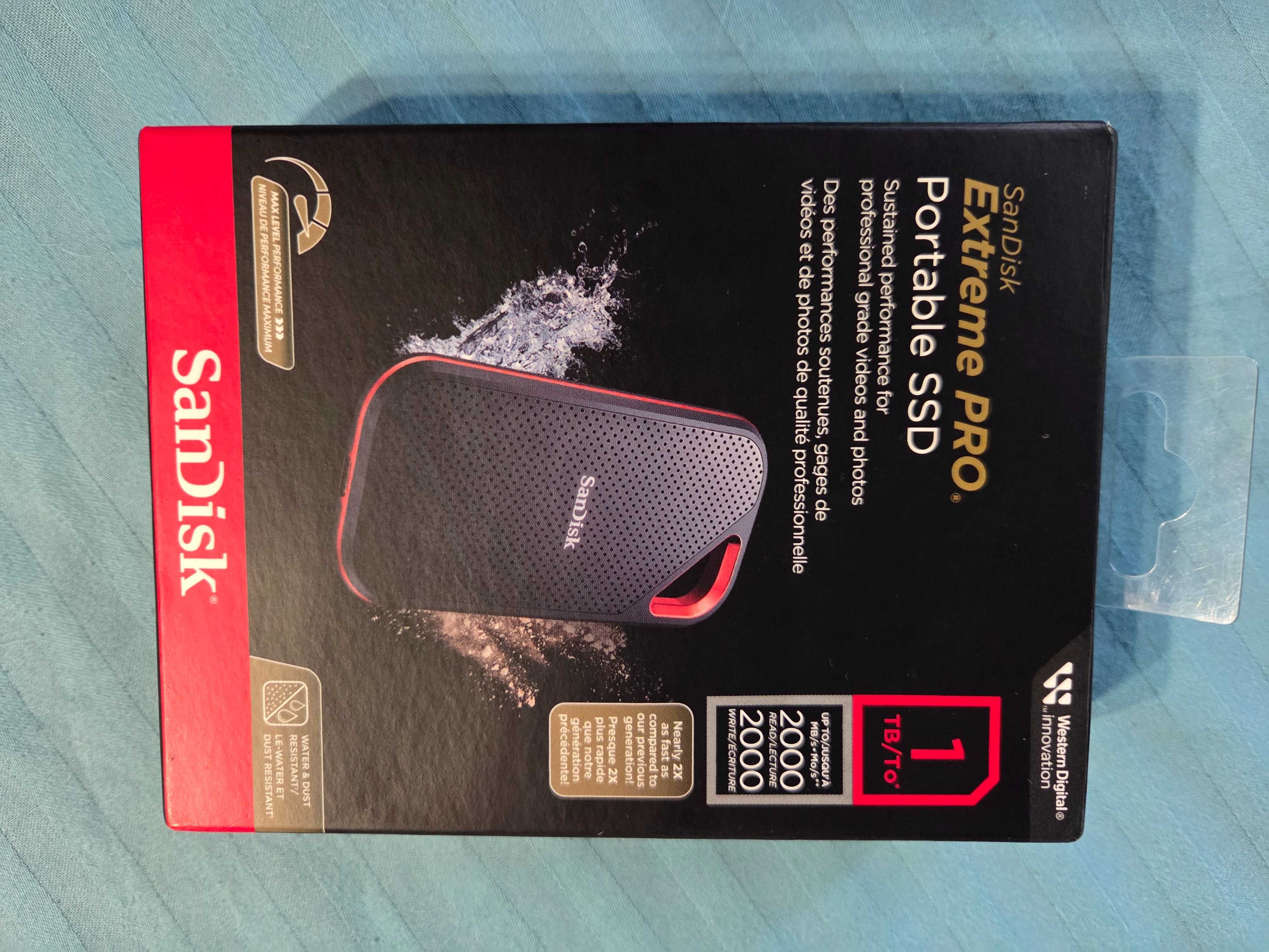 SSD накопитель SanDisk Extreme PRO Portable V2 1TB (SDSSDE81-1T00-G25)