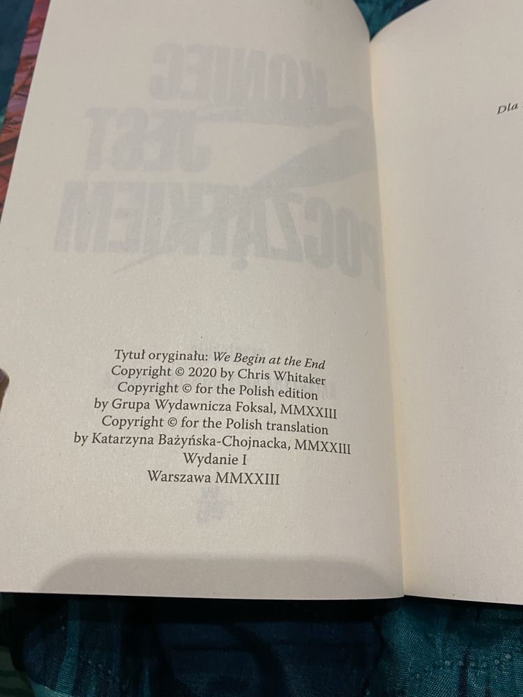 Koniec jest początkiem Chris Whitaker