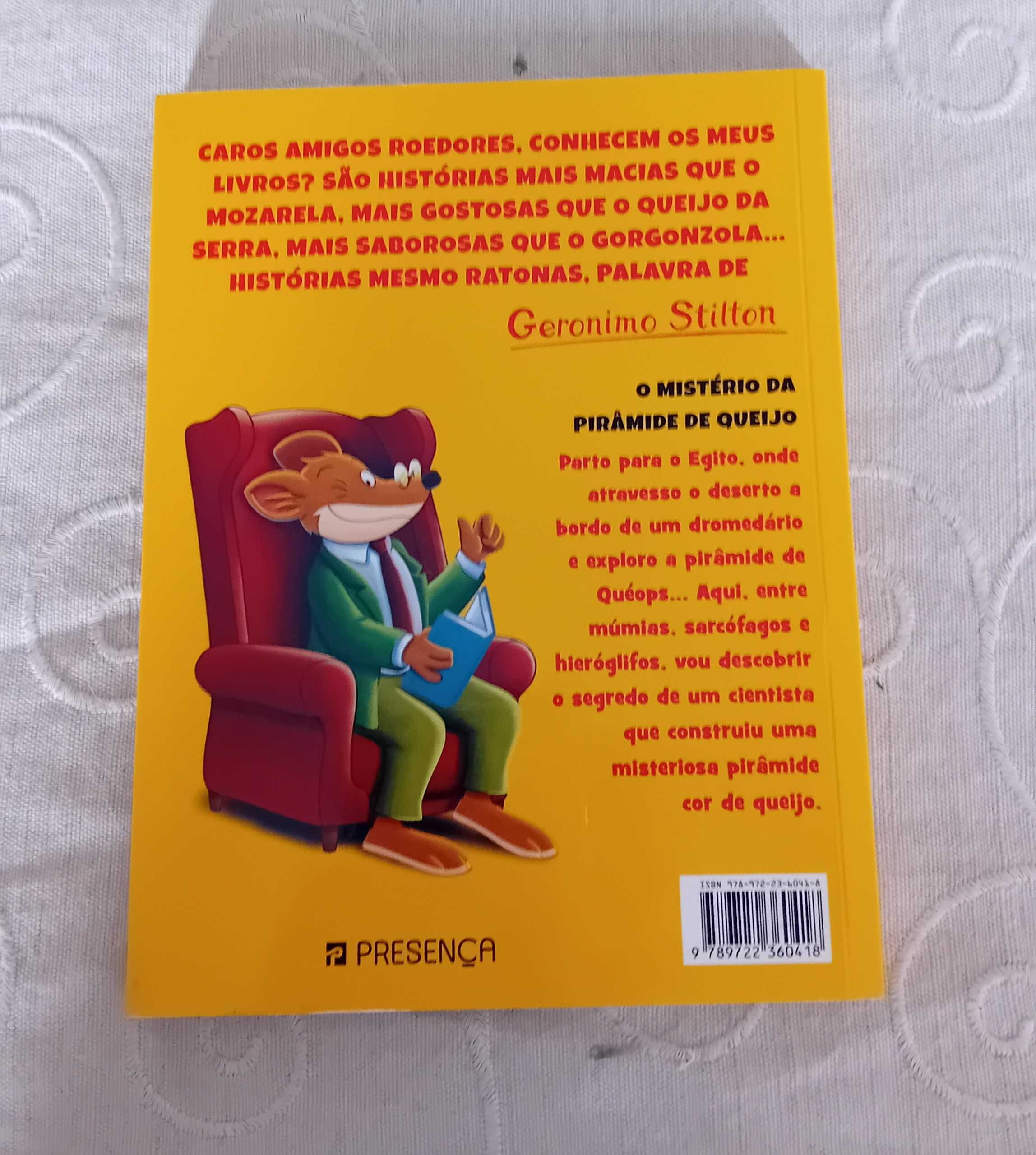 Geronimo Stilton: "O mistério da pirâmide de queijo"