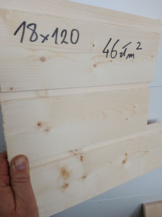 Boazeria świerk skandynawski 11x96 podbitka elewacja