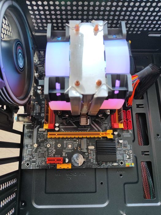 Комплект Материнская Плата Х79 + CPU 10 ядер + ОЗУ 16 гб+ Охлад RGB