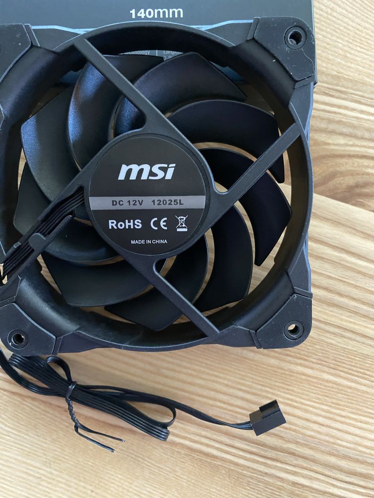 Nowy Wentylator MSI 140mm 12025L orygialny 4pin