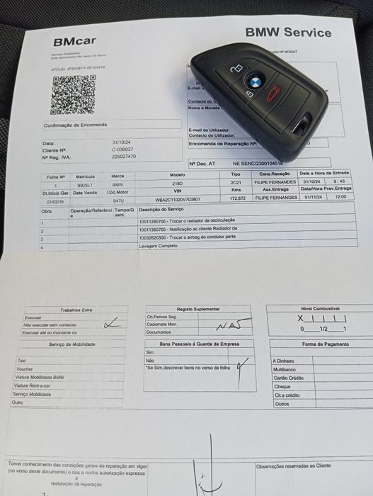 BMW 218d cx auto Sport line  Hight Executive
