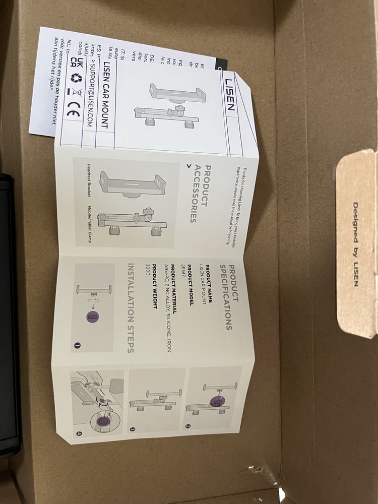 Suporte de telemovel/tablet para carro