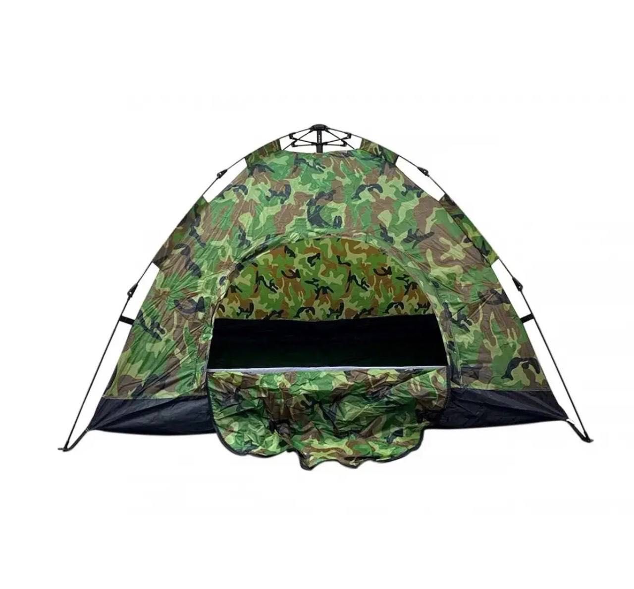 Намет автоматичний 4-х місний туристична палатка камуфляж ДРОП