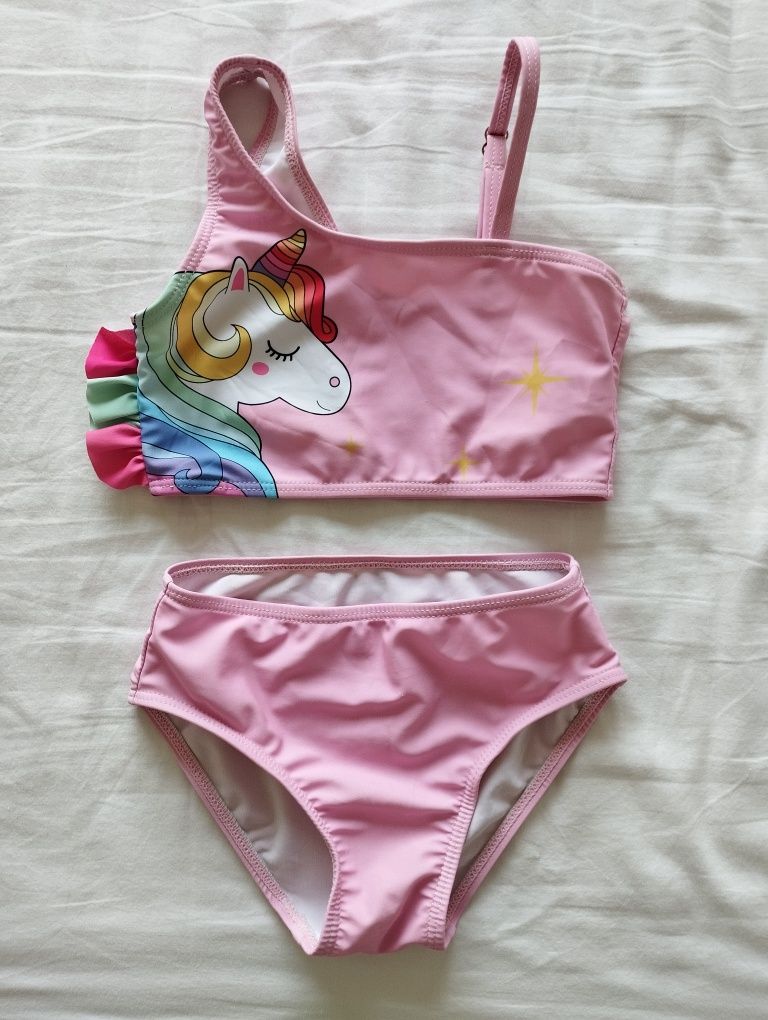 Strój kąpielowy dziewczynka 98 unicorn