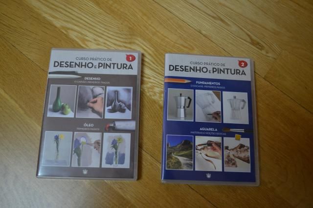 DVD's sobre Curso de desenho e pintura