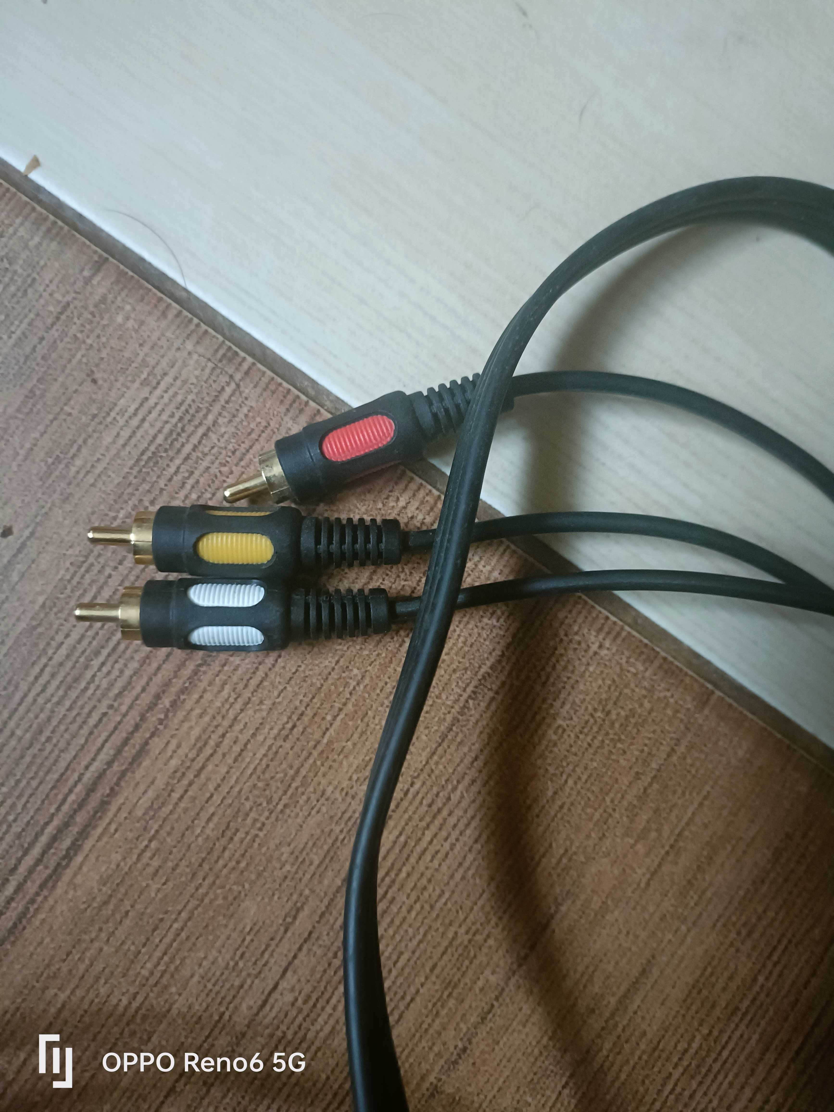 kabel 3xcinch rca 10m
