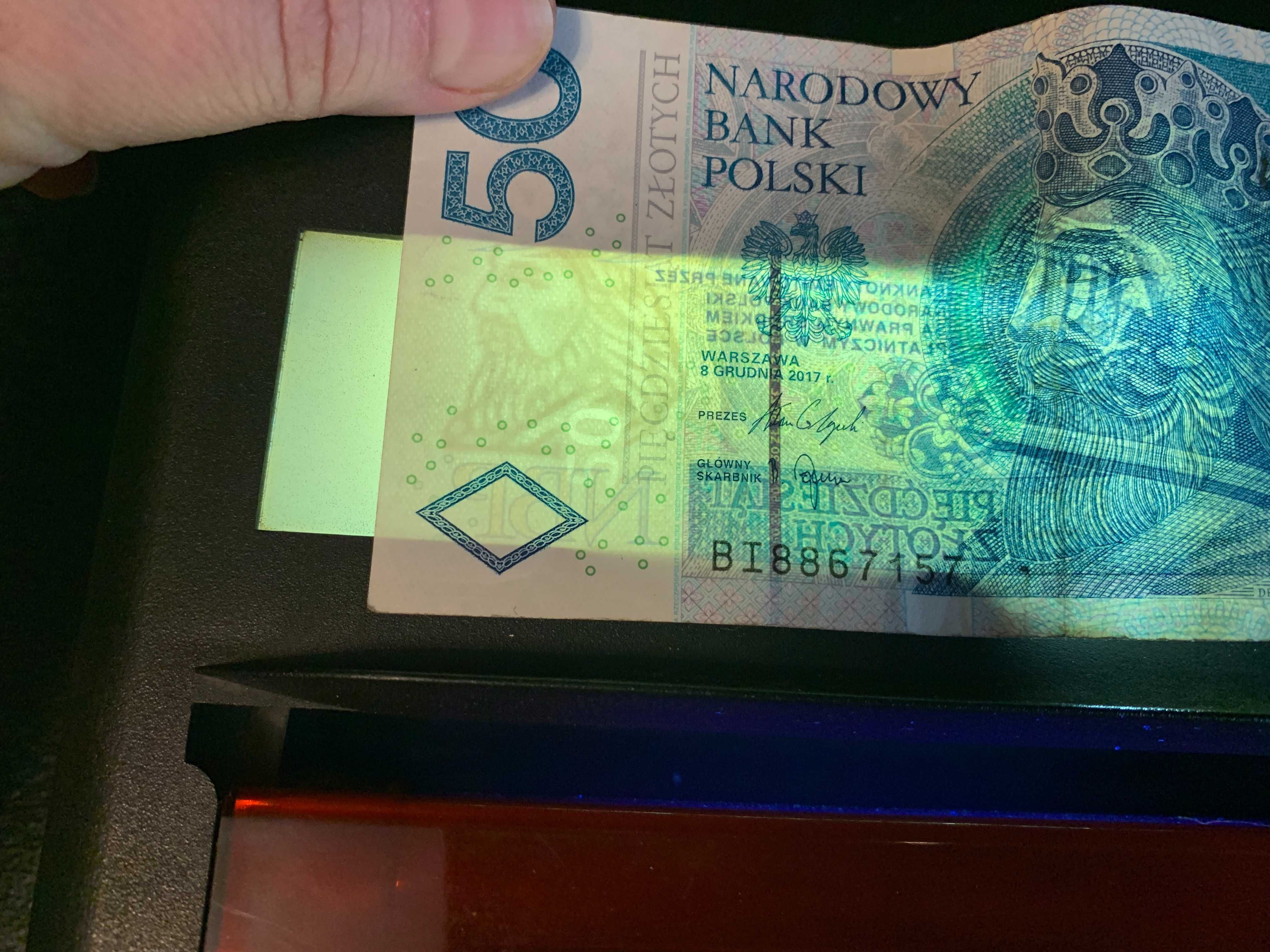 lampa UV do pieniędzy tester banknotów