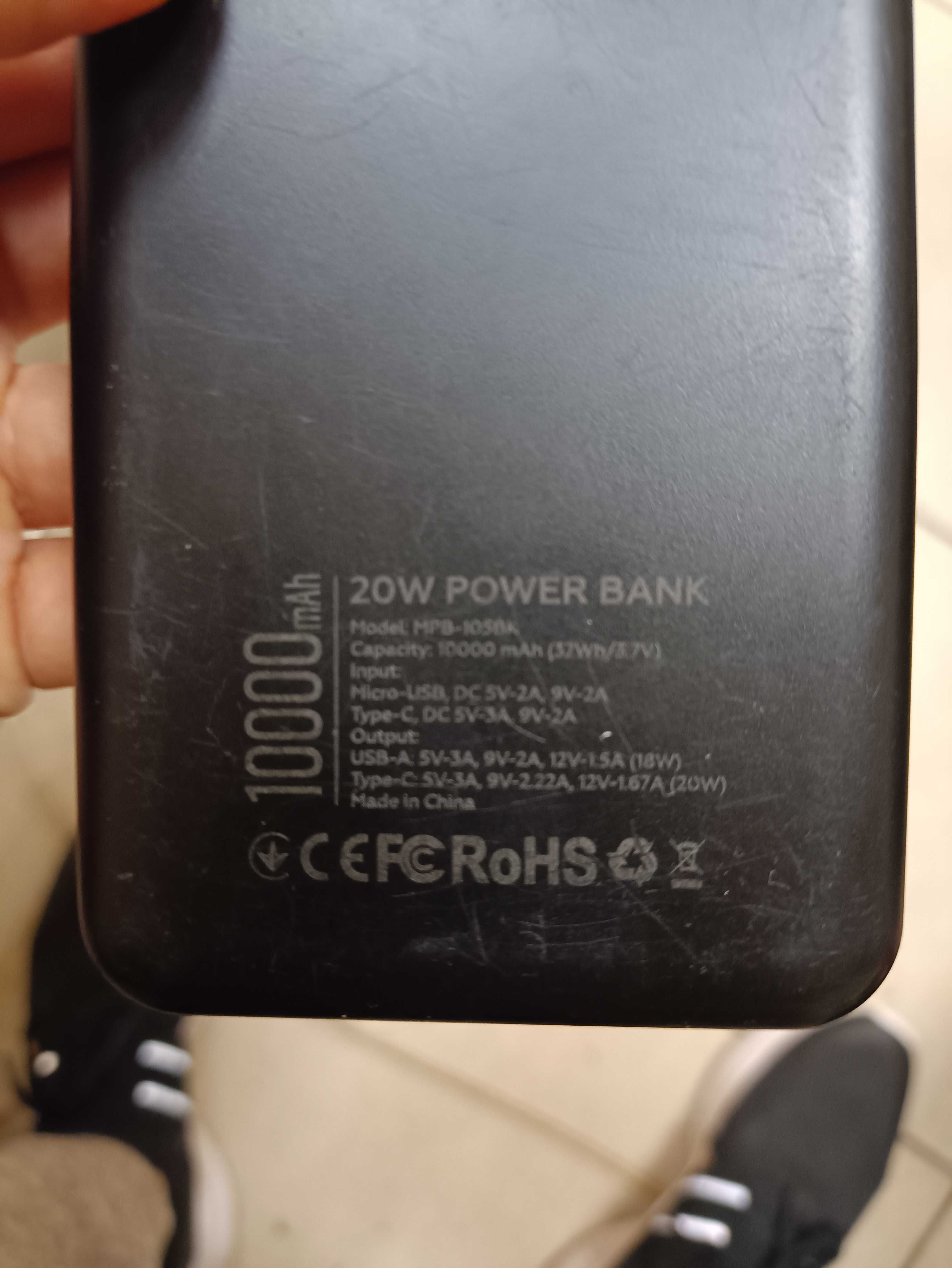 Павербанк PowerBank MAKE 20W 10000 mAh. Рабочий