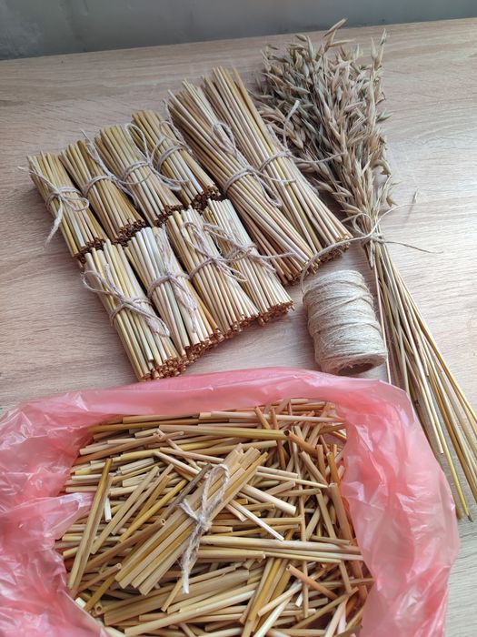 Солома для створення Павука Зірки янгола