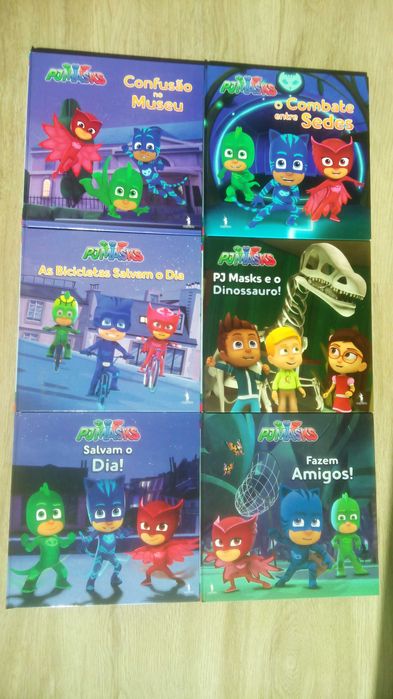 Conjonto de livros PJ masks