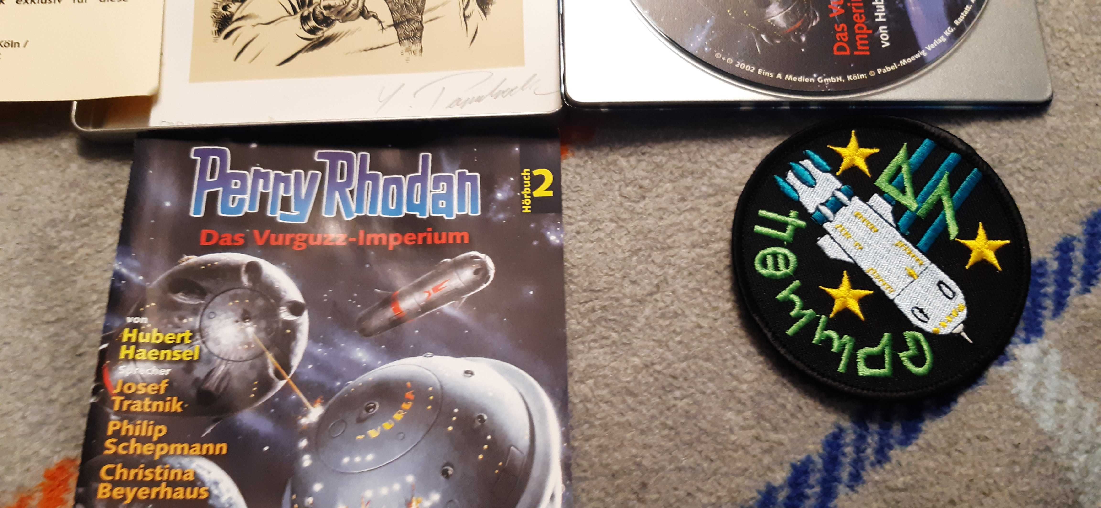 płyta cd perry rhodan plus dodatki naszywka arty steelbook