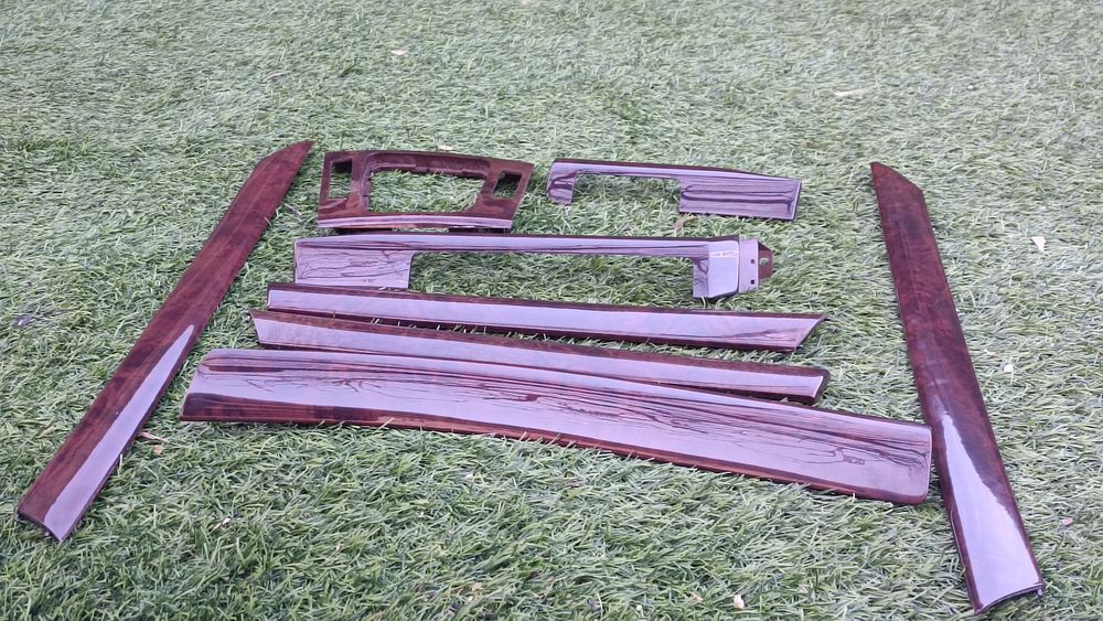 Conjunto Frisos interiores Folha de Madeira Bmw E46 Sedan ou touring