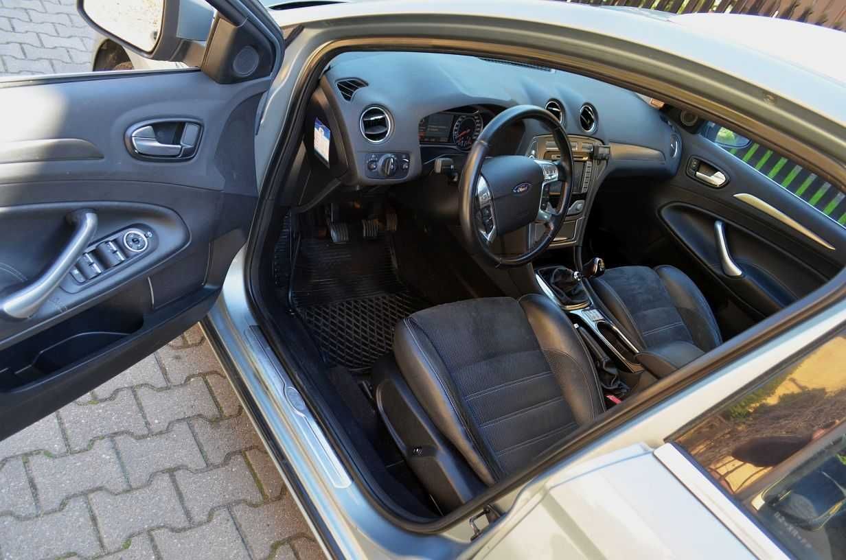 Mocny TITANIUM X CONVERS + skóry grz. FOT duża KOLOR NAVI mondeo mk4