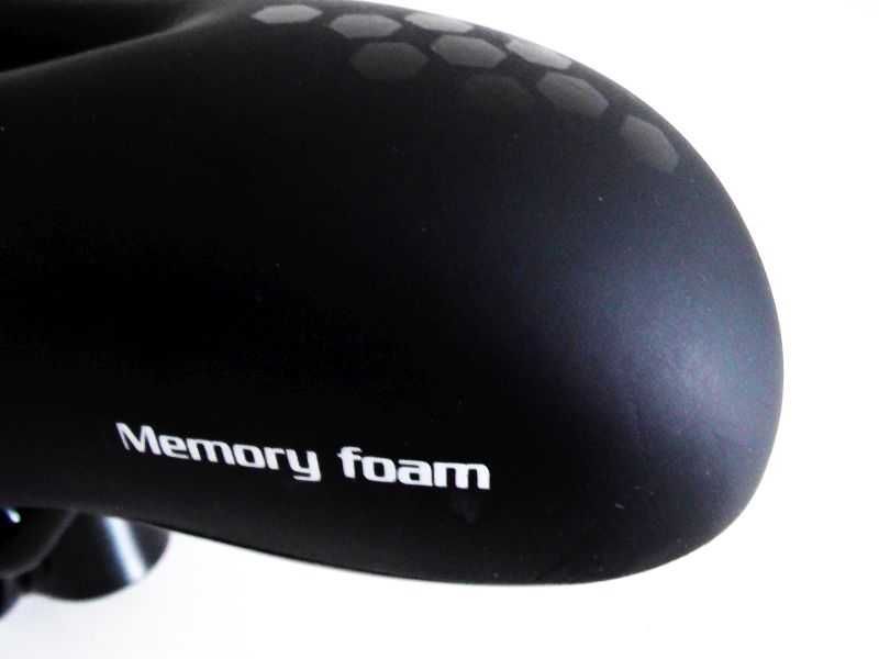 Siodełko Rowerowe Komfortowe Miejskie z pianką Memory FOAM wentylacja