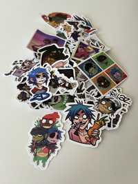 54 Stickers Gorillaz Banda