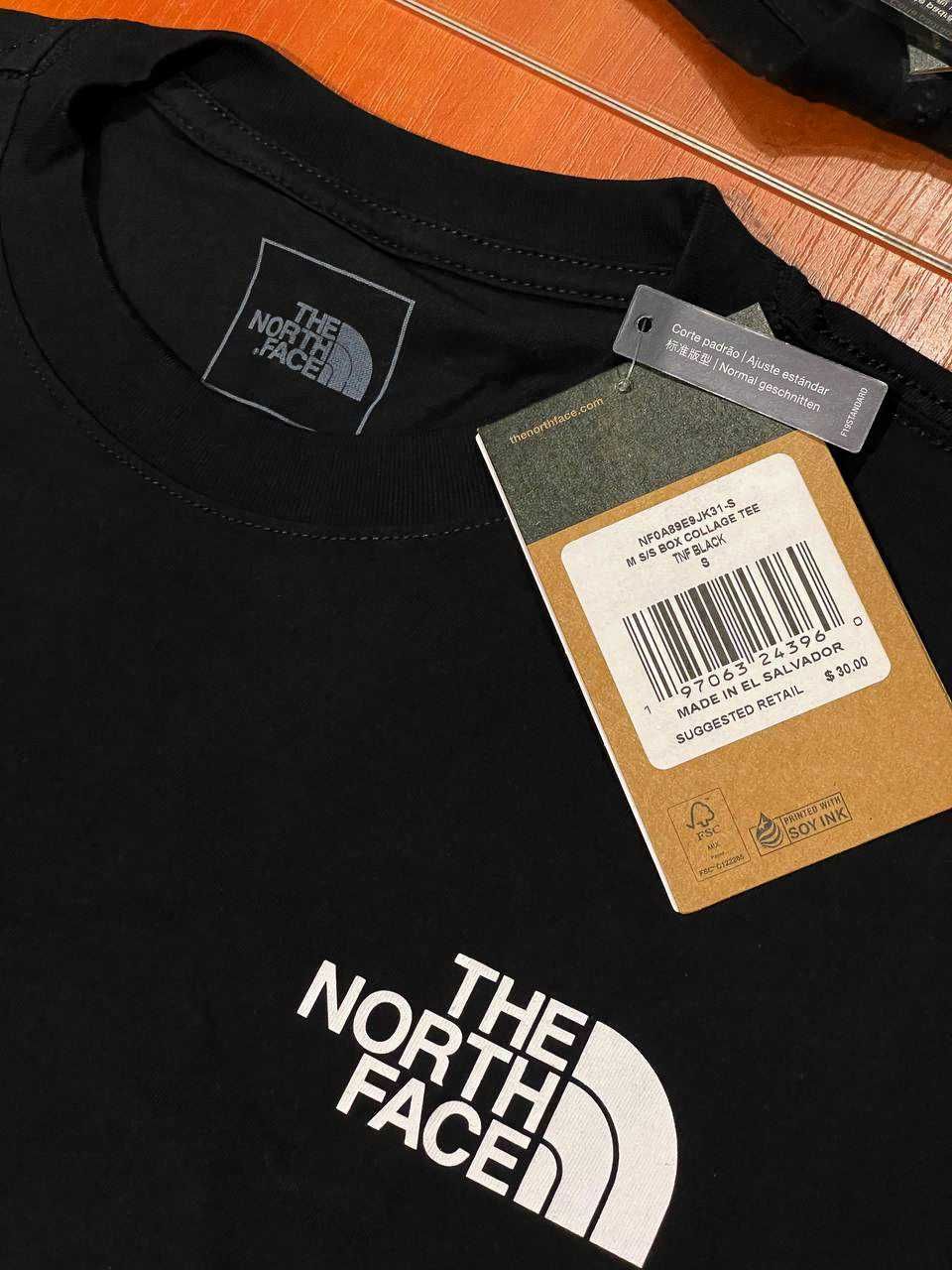 The North Face collage back print T-shirt футболка чоловіча оригінал S