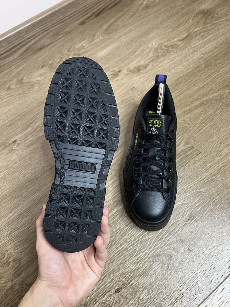 Продам БОМБЕЗНІ жіночі шкіряні кросівки Puma Mayze x Santa Cruz